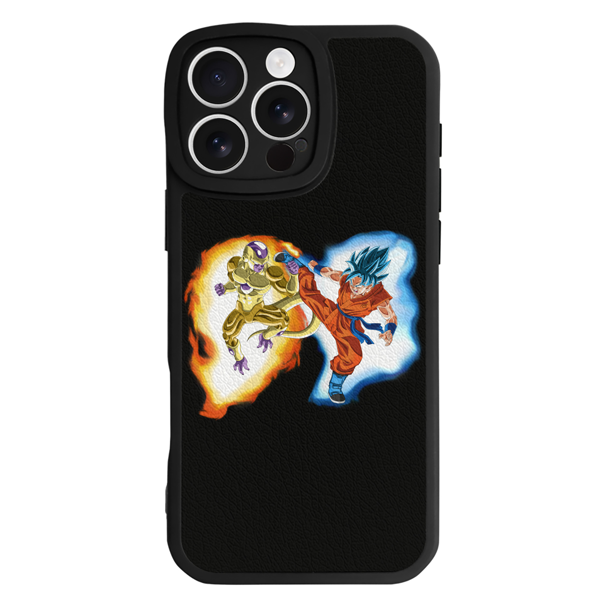 （画像用） ドラゴンボール フリーザ DRAGON BALL Frieza 【iPhone 16シリーズ対応】シリコンスマホケース（レザー調） 材質：シリコン